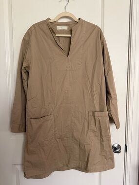 Everlane Tan Cotton Tunic Dress